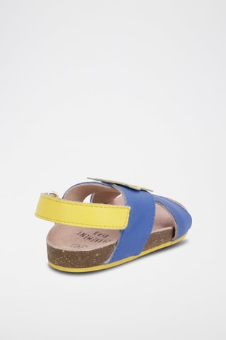 Sandalias de piel de cordero - Azul cobalto - Carrément Beau