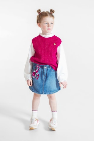 Pull sans manches - Fuchsia - Okaïdi