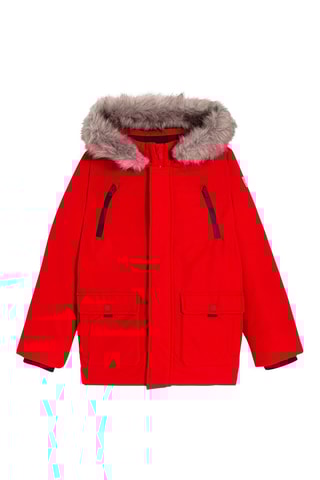 Parka con capucha - Rojo - Okaïdi