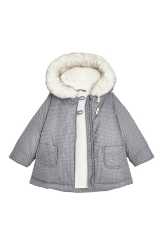 Parka con capucha - Gris - Obaibi