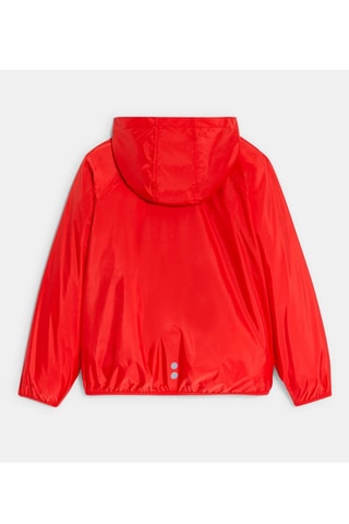 Cortavientos con capucha - Rojo - Okaïdi