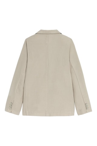 Chaqueta de lino - Beige - Okaïdi