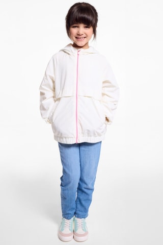 Cortavientos con capucha - Blanco - Okaïdi