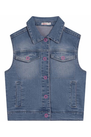 Chaleco vaquero - Azul -­ Billieblush