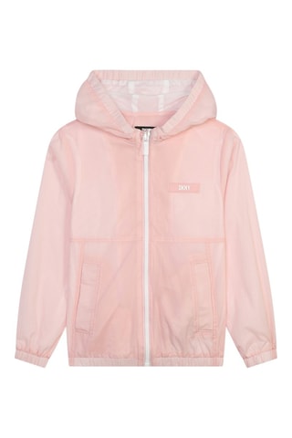 Cortavientos con capucha - Rosa - DKNY