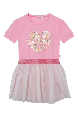 Vestido - Rosa y blanco - Billieblush