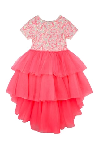 Vestido efecto doble prenda - Rosa - Billieblush