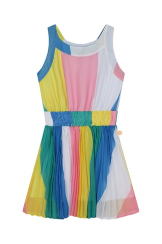 Vestido - Rosa y amarillo