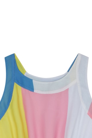 Vestido - Rosa y amarillo