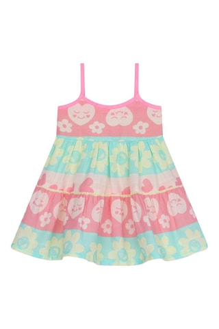 Vestido y cubrepañal - Rosa