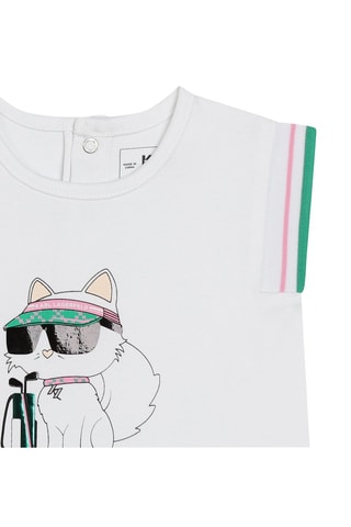 Vestido sin mangas de algodón orgánico - Blanco