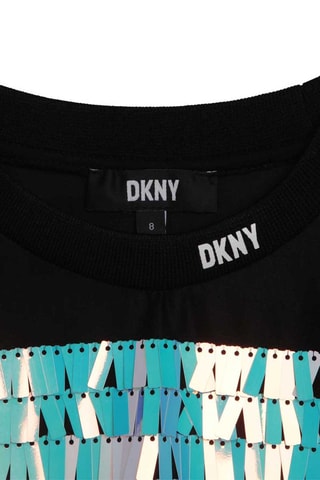 Vestido de lentejuelas - Negro - DKNY