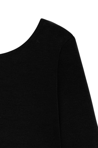 Vestido plisado - Negro - Okaïdi