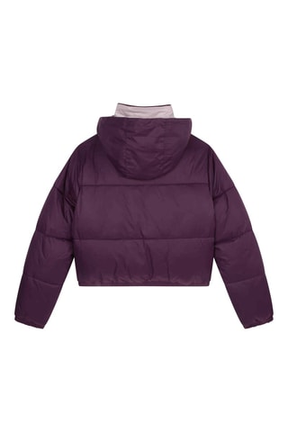Anorak reversible con capucha - Rosa y violeta - DKNY