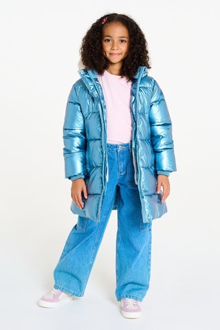 Anorak con capucha - Celeste - Okaïdi