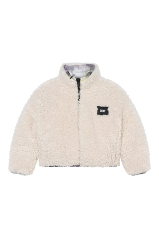 Anorak reversible - Blanco y violeta - DKNY