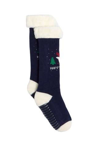 Calcetines antideslizantes - Azul marino - Okaïdi