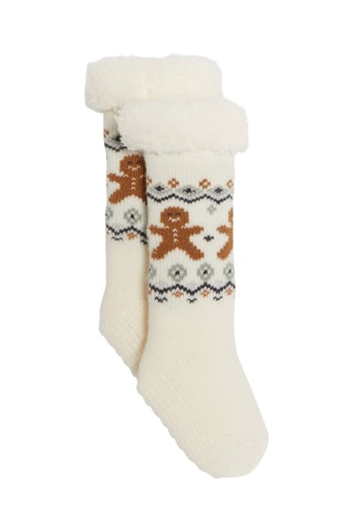 Calcetines antideslizantes - Blanco - Obaïbi