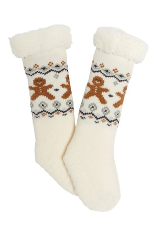 Calcetines antideslizantes - Blanco - Obaïbi