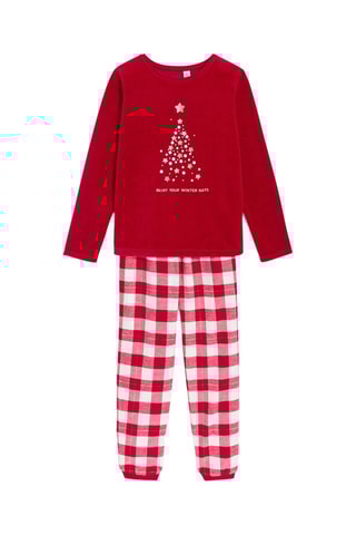 Pijama - Rojo y blanco - Okaïdi