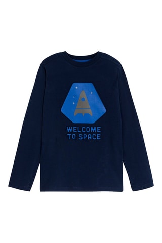 Camiseta - Azul marino - Okaïdi