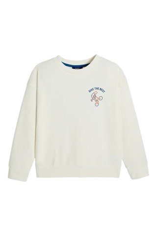 Sudadera - Blanco - Okaïdi