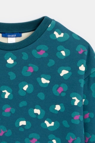 Sudadera - Azul petróleo - Okaïdi