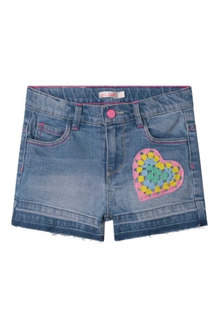 Short vaquero - Azul -­ Billieblush