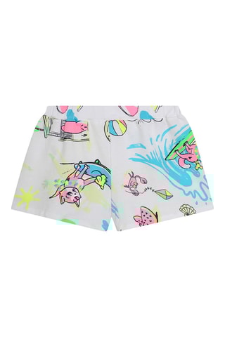 Short - Blanco y rosa