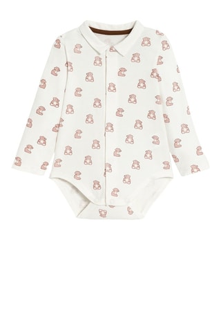 Body y peto de terciopelo - Marrón - Obaïbi