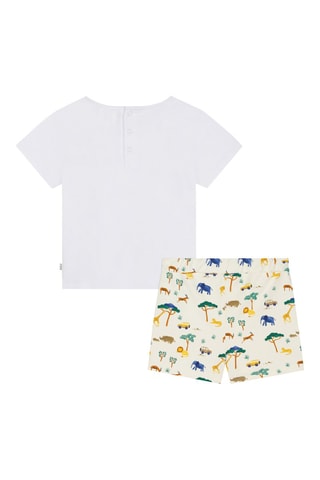 Camiseta y short - Blanco