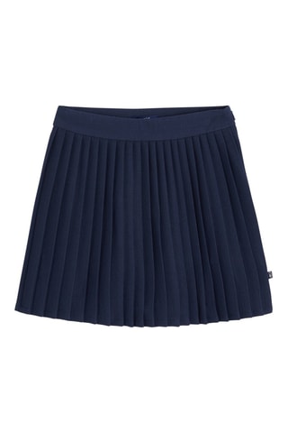 Falda plisada - Azul marino - Okaïdi