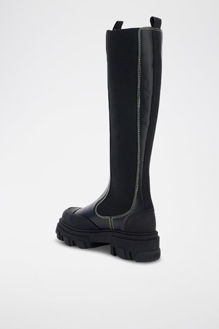 Botas em couro - Preto