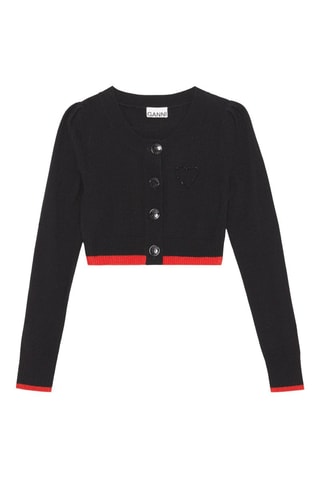 Casaco em lã merino e caxemira - Preto