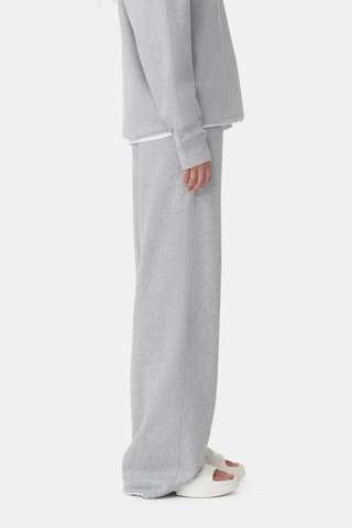 Calças de ganga wed leg em algodão biológico - Cinzento mesclado