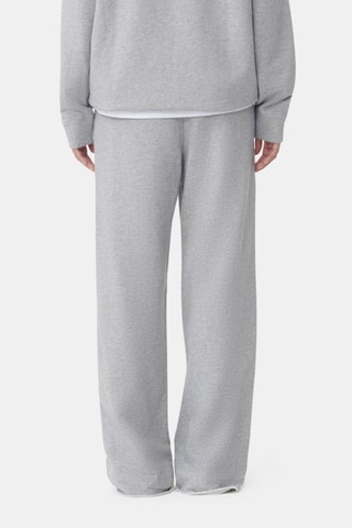 Calças de ganga wed leg em algodão biológico - Cinzento mesclado