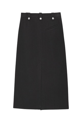 Saia comprida - Preto