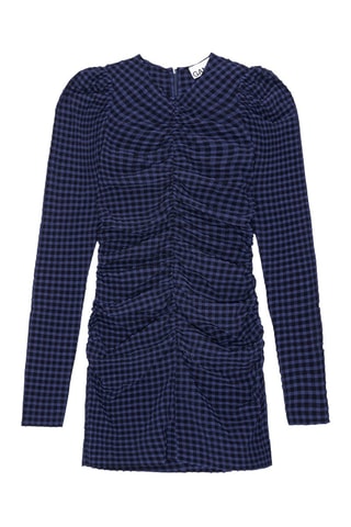 Vestido justo - Azul-cobalto