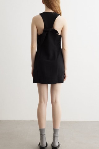 Vestido direito - Preto