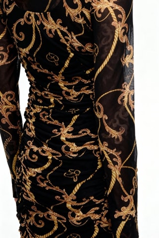 Vestido justo - Preto