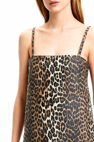 Robe taille basse en coton biologique - Marron