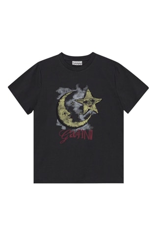 T-shirt em algodão biológico - Preto