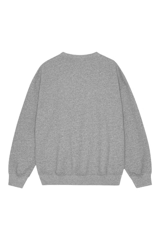 Sweat em algodão biológico - Cinzento mesclado