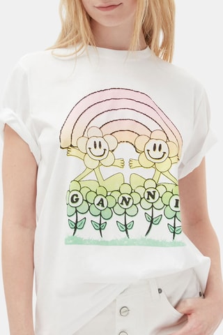 T-shirt em algodão biológico - Branco