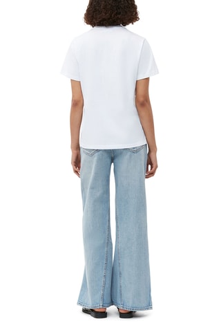 T-shirt em algodão biológico - Branco