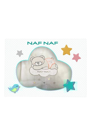 Deken Raschell - 110 x 40 cm - Blauw en roze