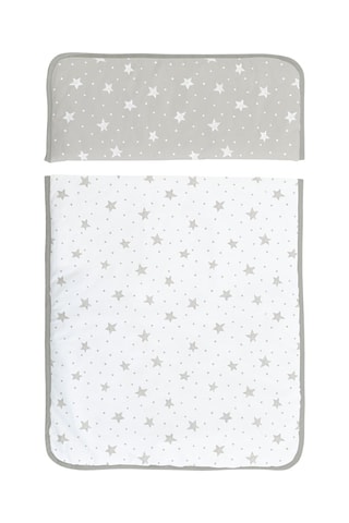 Mini berceau en bois et parure Stars and Dots - Jusqu'à 10 mois - 5 pièces - Blanc