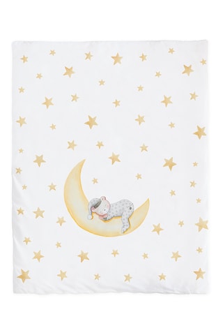 Beukenhouten Aanschuifwieg, Dekbed en Bedomrander Marlon Gris - T/m 9 Maanden - 15 kg - Grijs