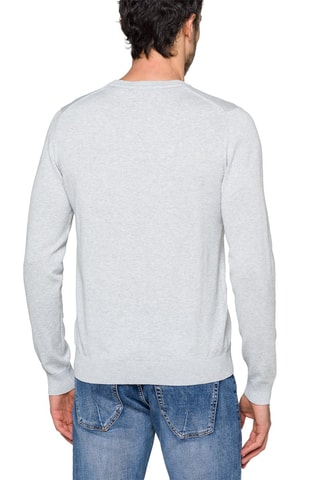 Pull regular Lembar - Gris clair chiné