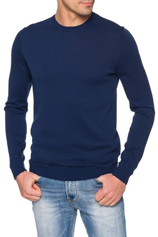 Pull regular Lembar - Bleu marine